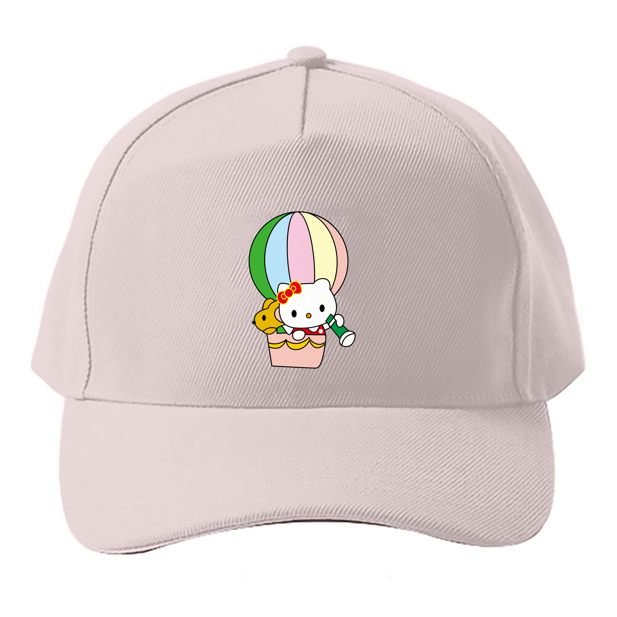 （画像用） Hello Kitty ハローキティ ベースボールキャップ 綿100％ 男女兼用 帽子 スポーツ